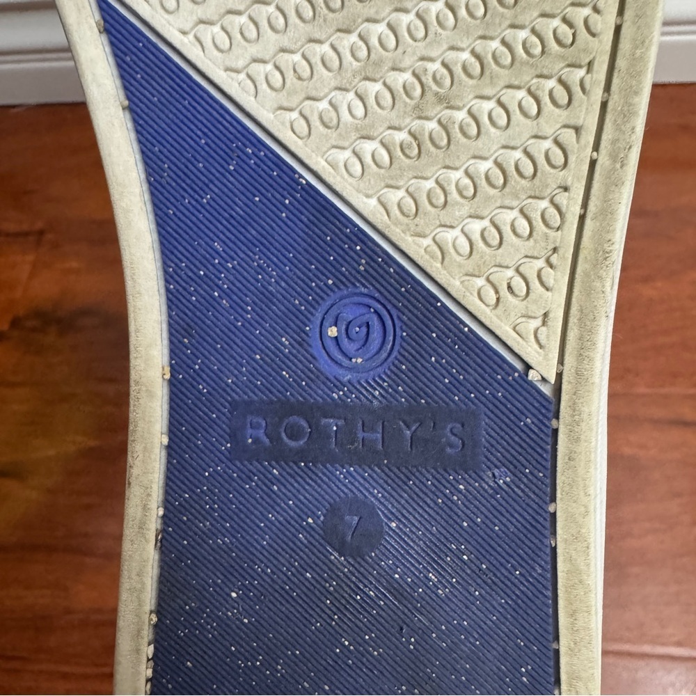 Rothy Slip On Shoes White Size 7 - Picture 8 of 8